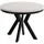 WFL GROUP Runder Esstisch 100 x 77 x 100 cm beige