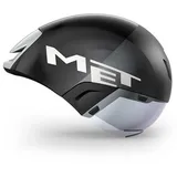 MET-Helmets Met Codatronca Zeitfahrhelm - Black / Silver - L