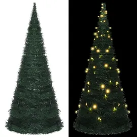 vidaXL Künstlicher Pop-Up-Weihnachtsbaum Grün 210 cm