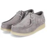 CLARKS Halbschuhe Wallabee EVO, Größe:9, Farbauswahl:grau - 43 EU