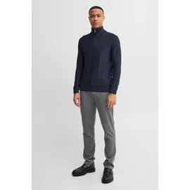 11 Project PRTillmann Herren, Troyer mit Stehkragen Pullover 21301005-ME-1940101 blau - 2XL