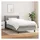 vidaXL Boxspringbett 100 x 200 cm Hellgrau