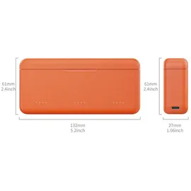 SmallRig 5922 Charging Case DJI Action 6 Akkus