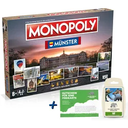 Monopoly Münster 2022 inkl. Top Trumps Quartettspiel