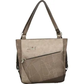 Anekke Sophia Schultertasche Polyurethan Braun/Weiß/Bronze/Mehrfarbig