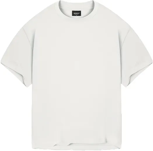 Burocs Basic Oversized T-Shirt Weiß