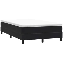 Boxspringbett ohne Matratze Schwarz 120x210 cm Samt
