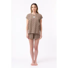 Fila Shorty Pyjama-Shorts Braun XS (34)