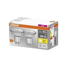 Osram LED-Reflektorlampe 4099854045721 4,3 W GU10 warmweiß 2 St.