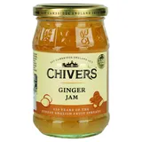 Chivers Ginger Jam, authentische englische Konfitüre für Ingwer Liebhaber, Ideal zum Frühstück, aufs Brötchen, 6er Pack, 340g