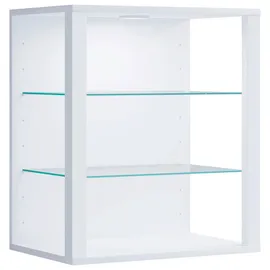 VCM Hängevitrine Glasol 52 x 35 x 60 cm Weiß