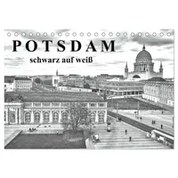 Calvendo Potsdam schwarz auf weiß (Tischkalender 2026 DIN A5