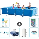Rechteckiger Frame Pool - 450x220x84 Cm - 7-teilig  S131