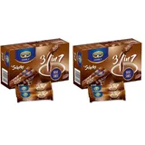 KRÜGER Family 3 in 1 Schoko, Instant Kaffee Sticks mit löslichem Kaffee, Kaffeeweißer, Zucker & Schokoladen-Aroma, 10 Sticks (18g) (Packung mit 2)