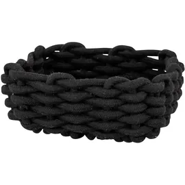 Schöner Wohnen Aufbewahrungskorb Melara 16,5 x 16,5 x 7,5 cm schwarz