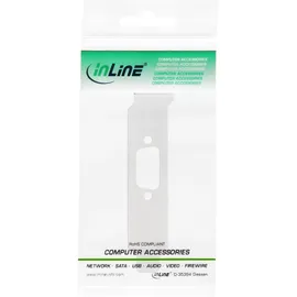 InLine Slotblech, mit 9-pol Sub D Aussparung, Low Profile