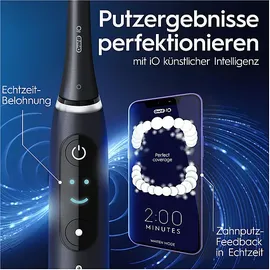 Oral B iO Series 8 black onyx + 2. Handstück weiß + Aufsteckbürste + Reiseetui