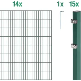 GAH Alberts Alberts Doppelstabmattenset 6/5/6 160 cm grün