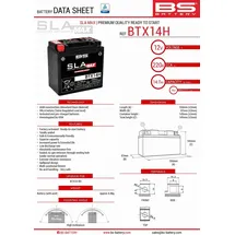 BS Battery YTX14H-BS 14,7 Ah