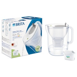 Wasserfilterkanne BRITA Style XL Grey, 3,6 l + Wasserfilter BRITA Maxtra Pro All-in-1