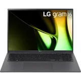 LG gram 16 Zoll Notebook - 1199g Intel Core Ultra 5 125H, (8GB 512GB SSD, 21.5h Akkulaufzeit, IPS Panel Anti-Glare Display, Win 11 Pro - Schwarz