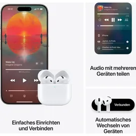 Apple AirPods 4 mit Aktiver Geräuschunterdrückung (ANC)