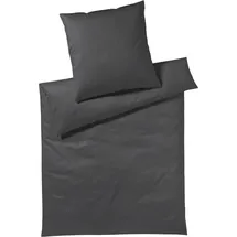 ELEGANTE Solid Mako-Satin stone 135 x 200 cm + 80 x 80 cm