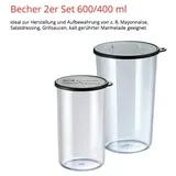ESGE Becher-Set 7128 transparent