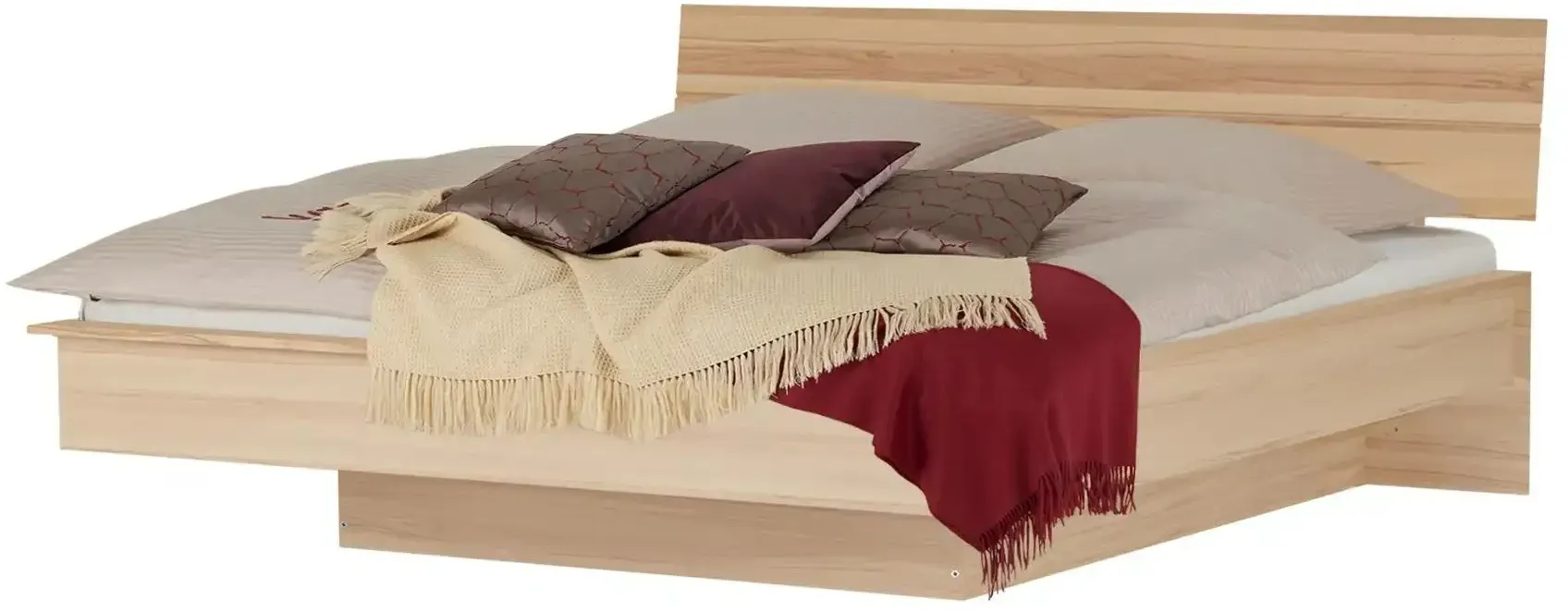smart Bettgestell  Oslo , holzfarben , Maße (cm): B: 191 H: 90