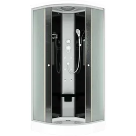 SeniorBad Duschkabine Fertigdusche Dusche Komplettkabine D10-03m0-ec 80x80 cm Mit 2k Scheiben Versiegelung