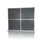 HJH Office Akustik Trennwand / Stellwand Flexmiut Modul 167x192 Pet grau Hjh Office,