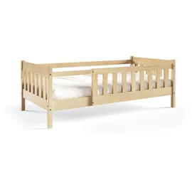 masseno Kinderbett ELSA 80 x 190 cm Kiefer massiv braun