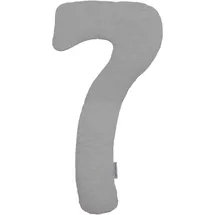 Theraline Bezug für my7 Seitenschläferkissen, 150 cm | mittelgrau Bamboo