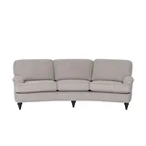 Soho Couch Flachgewebe 3-Sitzer Grau