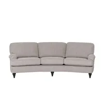 Soho Couch Flachgewebe 3-Sitzer Grau