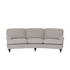 Soho Couch Flachgewebe 3-Sitzer Grau