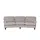 Soho Couch Flachgewebe 3-Sitzer Grau