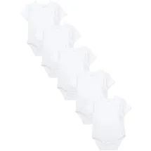 TupTam Baby Body Kurzarm Jungen – Wickelbody Kurzarm aus Baumwolle im 5er Set – OEKO-TEX Zertifiziert, Farbe: Farbenmix 5, Größe: 80 - 80