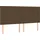 vidaXL Boxspringbett mit Matratze Dunkelbraun 180x200 cm Stoff