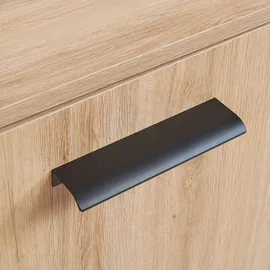 [en.casa] Noppen Sideboard 100 x 120 x 38 cm Eicheoptik Holzwerkstoff