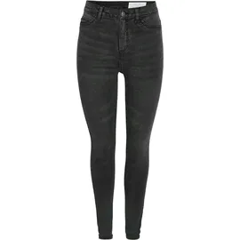 Noisy May Damen Nmcallie Hw Skinny Vi481bl Noos Jeans, Schwarz, 30W / 32L EU - 30W / 32L