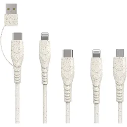 BIOnd  5 in 1 Merhfachkabel - Ladekabel | Weiß - Neu