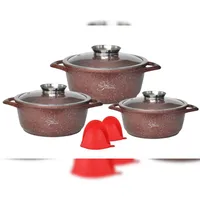 Cheffinger Kochgeschirr Topf-Set 6-tlg. Kochtopf