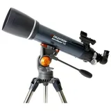 Celestron Teleskop AstroMaster 102AZ, Set, Linsenteleskop, 102/660mm, mit Stativ & Zubehör