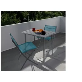 VCM Gartenstuhl 2er Set Türkis