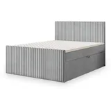 masseno Boxbett 160 x 200 cm Grau