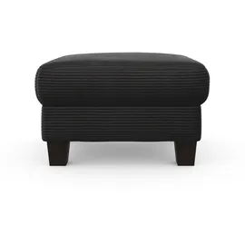 Home Affaire Polsterhocker Summer Cord 77 x 48 x 67 cm Grau