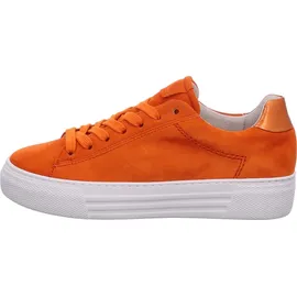 Gabor Sneaker, low für Damen orange, 38 1⁄2 EU / 5.5 UK