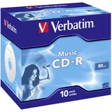 Verbatim CD-R 80 / 700MB Audio Color Live it Jewel Case