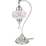 sudiluxe I Tischlampe, Stehlampe, Mosaiklampe, Tiffanystil, Orientalisch, Tiffany Lampe